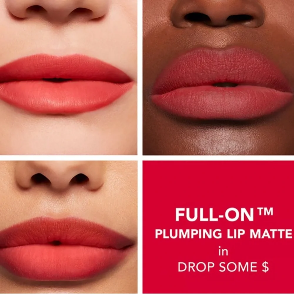 💎 Buxom Full-On Plumping Lip Matte Drop Some $ Money Full-Size New In Box
